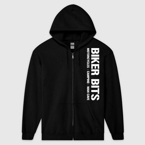 Biker Bits Zip Hoodie Thumbnail